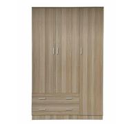 Armadio guardaroba olmo tre ante 2 cassetti Armadi in legno camera da letto