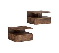 ARMADIO HOMCOM IT831-338V85RB - in truciolato marrone rustico con 1 porta e 2 ripiani