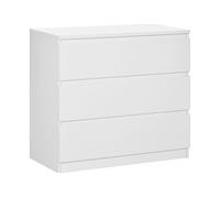 ARMADIO HOMCOM IT831-538 - in truciolare bianco con 0 porte e 3 ripiani