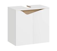 ARMADIO HOMCOM IT834-904V00WT - in MDF bianco e legno naturale con 2 porte