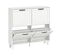 ARMADIO HOMCOM IT837-742V81WT - in truciolato MDF bianco con 4 porte e 0 ripiani
