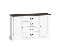 ARMADIO HOMCOM IT83B-465V01WT - in MDF Bianco con 2 porte e 4 ripiani