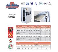 ARMADIO IGNIFUGO 080 DEC 83.1X52X52 HxLxP PER SUPPORTI CARTACEI E MAGNETICI C...