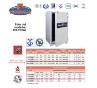ARMADIO IGNIFUGO 120 TDBK 122X69X72 HxLxP PER SUPPORTI MAGNETICI CHIAVE DOPPI...