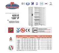 ARMADIO IGNIFUGO 635 E 174.5X111.6X70 HxLxP PROTEZIONE DOCUMENTI COMBINAZIONE...