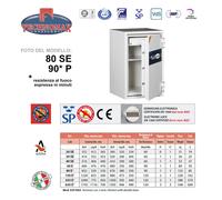 ARMADIO IGNIFUGO 80 E 83.2X52X52 HxLxP HxLxP PROTEZIONE DOCUMENTI COMBINAZION...