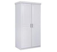 ARMADIO IN LEGNO MASSELLO 2 ANTE colore bianco