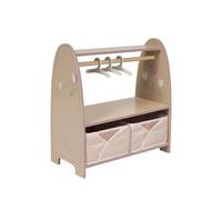 Armadio in Legno Montessori per Bambole Tulipe con grucce DeCuevas 55874