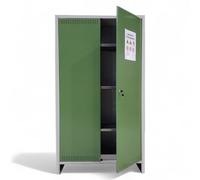 Armadio in metallo per deposito fitofarmaci a due ante 100x40xH179,5 cm