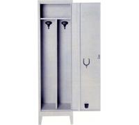 OEM SYSTEMS ARMADIO 1 Anta in Lamiera Verniciata SPOGLIATOIO SPORCO/PULITO 50X40X180H cm Smontato