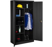 Armadio in metallo ufficio magazzino 2 ante spogliatoio 80/90 cm larghezza
