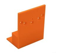 Armadio in plastica rigida laterale per armadio, 60 mm, in plastica dura, 1 | Progettazione scala-gradino, lunghezza 73mm, posizione precisa, nessuna misura ripetuta, installazione singola persona