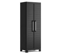 Armadio in Resina 4 Ripiani 65x45x182 cm Keter Detroit Alto Nero