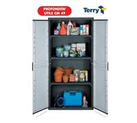 Terry armadio tuttopiani Jumbo a 2 ante chiusura antivento cm90X54X180H esterno