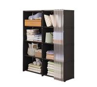 Armadio in tessuto, armadio portatile, resistente, organizer versatile per armadio, con rivestimento in tessuto non tessuto, per camera da letto, dormitorio, scuola, casa