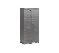 Armadio In Tessuto Grigio 75x50x160cm