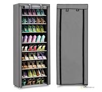 Armadio in tessuto guardaroba in tessuto con ripiani per vestiti e scarpe