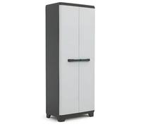 Armadio Keter Linear Resina 3 Piani Regolabili Esterno 68x39x173 cm Grigio