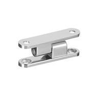 Armadio lega zinco 90 Grado staccabile cerniera porta argento 12 pz.