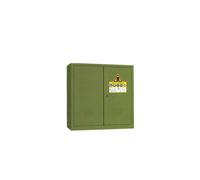 Armadio Metallico per Fitosanitari Fitofarmaci 2 Anta /2 Vasche Dim 100x45x100h