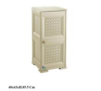 ARMADIO MOBILE COLONNA OMNIMODUS 2 MODULI 1 ANTA TRAFORATA ANGORA