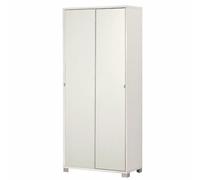 Mobile Armadio 2 Ante Scorrevoli Colore Bianco cm 82x41x h. 190