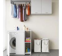 Armadio mobile Copri lavatrice Asciugatrice con scaffali per esterno 95x60x94H