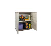 Armadio armadietto basso tutto piani esterno garage giardino terrazzo in resina