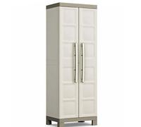 Armadio mobile lavanderia 2 ante Armadietto multiuso da giardino H182x65x45 cm