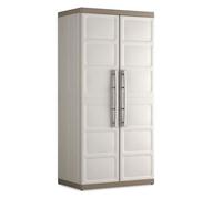 Armadio mobile lavanderia 2 ante Armadietto multiuso da giardino H182x89x54 cm