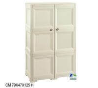 LINEA OMNIMODUS ARMADIO 3 MODULI 79x43x125 CENTIMETRI ANGORA