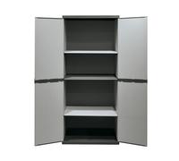 Armadio Modulare in Resina a 4 Ripiani e 2 Ante Mongardi 68X39,5X168CM - 7811C04