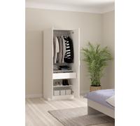 ARMADIO MOD. FOCUS CM 78.5X49.8 H.200.4 BIANCO OPACO