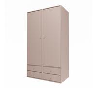Armadio Montana Selection Attire IIII con Anta Aperta 137-Mushroom