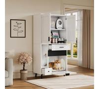 Armadio multifunzionale per gatti - Struttura stabile con deposito divisorio, ripiani mobili, cassetti e zona letto per gatti, luogo di attività perfetto e accogliente per i gatti