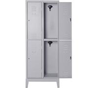 Armadio multipli spogliatoio 4 posti 69x33x180 cm con serratura