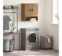 Armadio multiuso in legno di quercia, 60 x 31 x 70 cm, per ufficio, garage, può essere installato rapidamente, design moderno