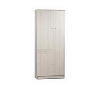 Armadio multiuso Sarmog 3 ante 1 cassetto eucalipto 77x34x h183 cm Eucalipto