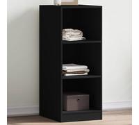 vidaXL Armadio Nero 48x41x102 cm in Legno Multistrato, Mobile portaoggetti, Guardaroba, Mobile per Camera da Letto, armadietto portaoggetti, credenza