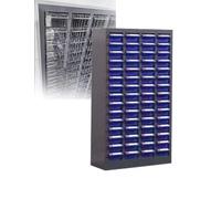 Armadio organizer con 60 cassetti per riporre in modo efficiente in garage e progetti di hobby, design in acciaio legato per un facile accesso e organizzazione