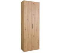 Armadio PACIANO a 2 ante battenti e 5 ripiani, in laminato. LAP 68,8x198,3x37 cm