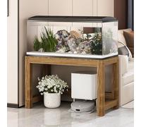 Armadio Per Acquari Supporto tropicali in legno per rettili e terrari, base resistente, design portante e mensola per riporre oggetti in casa e ufficio