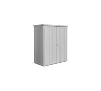 ARMADIO PER ATTREZZI BIOHORT "MISURA 150" ARGENTO METALLIZZATO 155X83X182,5 C...