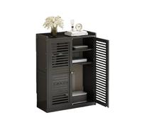 Armadio per contenitori per router wireless con 2 scaffali, supporto modem freestanding per l'ufficio domestico, organizzatore di console multimediali ventilate per la gestione dei cavi, unità di stoc