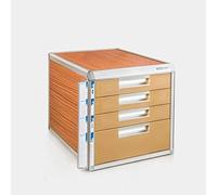 Armadio per file desktop in lega di alluminio Multi-strato con serratura a combinazione Tipo cassetto A4 Dati Piccolo Gabinetto Ufficio Commerciale Piccolo Tavolo Armadio di stoccaggio in metallo