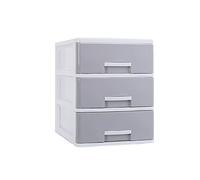 - Armadio per file desktop mobile mobile con cassetto a 3 strati scatola di immagazzinaggio A4 carta database file box ufficio desktop archivio (colore: albicocca Dimensioni: A) (grigio B)