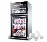 Armadio Per La Disinfezione Delle Stoviglie Da 400 W, Armadio Per La Disinfezione Verticale Della Cucina, Disinfezione Di Utensili E Stoviglie, Controllo Automatico Della Temperatura,128L