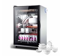 Armadio Per La Disinfezione Delle Stoviglie Da 400 W, Armadio Per La Disinfezione Verticale Della Cucina, Disinfezione Di Utensili E Stoviglie, Controllo Automatico Della Temperatura,78L