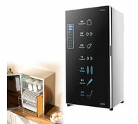 Armadio Per La Disinfezione Delle Stoviglie, Dotato Di Asciugatura Ad Aria Calda 40-80°C, Circolazione Dell'aria Calda A 360°C, Divisorio Scientifico, Dotato Di 6 Pulsanti Touch,128L