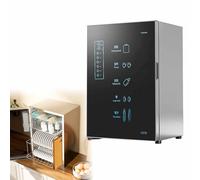 Armadio Per La Disinfezione Delle Stoviglie, Dotato Di Asciugatura Ad Aria Calda 40-80°C, Circolazione Dell'aria Calda A 360°C, Divisorio Scientifico, Dotato Di 6 Pulsanti Touch,88L